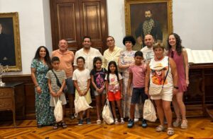 Recepción niños saharauis por parte de la Diputación de Palencia