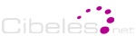 Logo pequeño de Cibeles con diseño moderno y colores vibrantes.