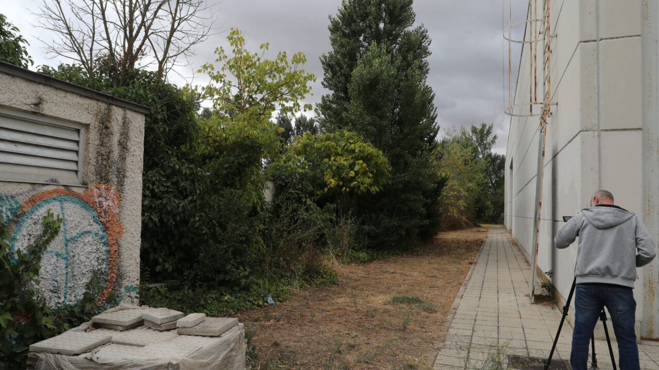 Zona aproximada donde ha aparecido el cuerpo sin vida de la mujer de 67 años, desaparecida desde el pasado 4 de agosto, en las traseras del campus universitario de La Yutera, en Palencia. / Brágimo (ICAL)
