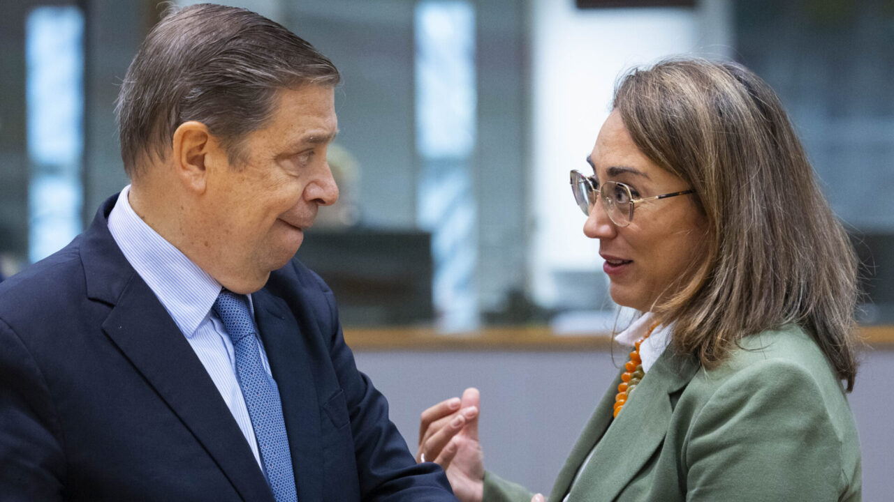 La consejera de Agricultura, Ganadería y Desarrollo Rural, María González Corral, asiste a la reunión del Consejo Europeo de Agricultura y Pesca