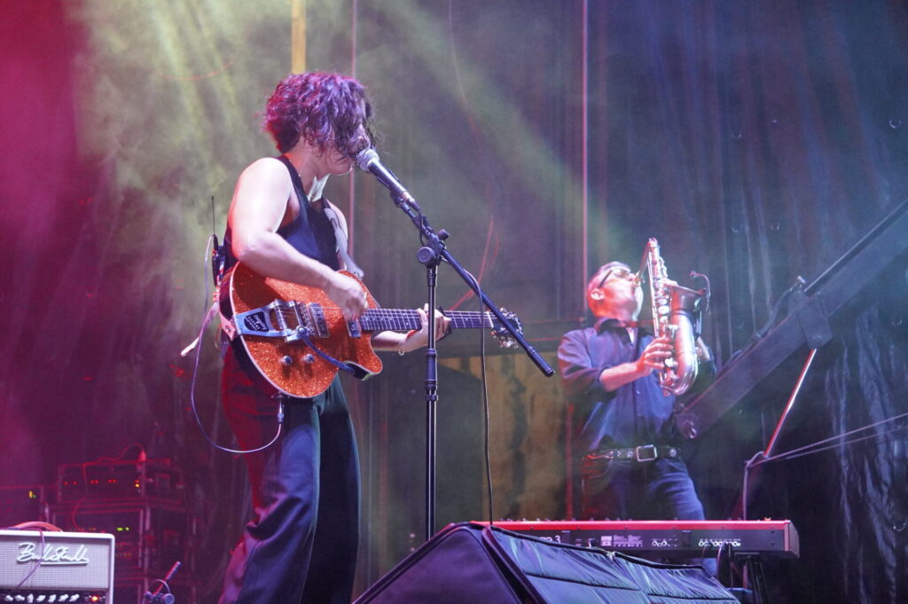 Así fue el concierto de La Perra Blanco en Palencia en Negro. Fotografía: Julio Robles