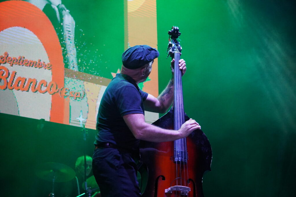 Así fue el concierto de La Perra Blanco en Palencia en Negro. Fotografía: Julio Robles