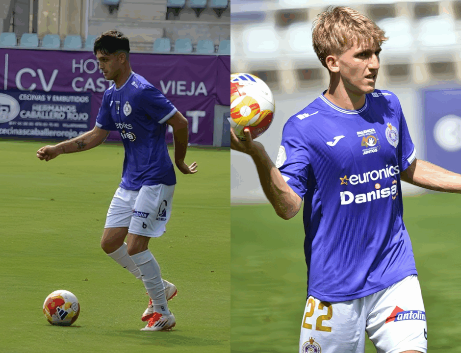 Bruno y Álvaro, llamados por la Selección de Castilla y León UEFA. Fotografías: Julio Robles