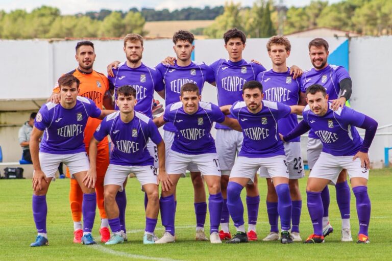 CD Becerril en su visita al Almazán. Fotografía: CD Becerril