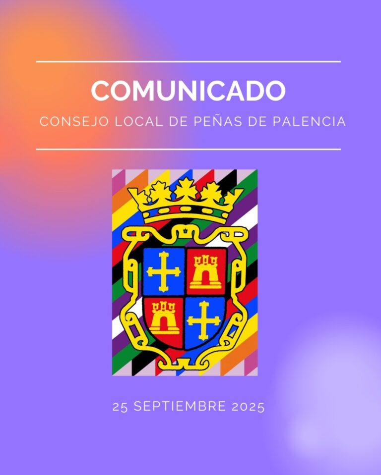 Comunicado del Consejo Local de Peñas de Palencia