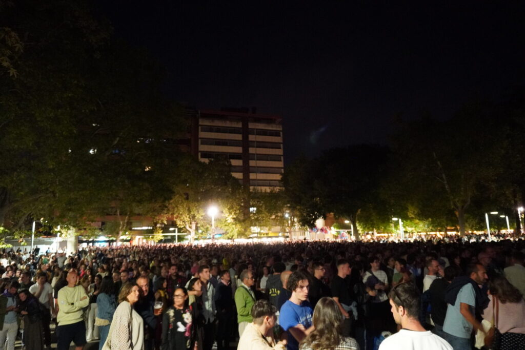 Iván Ferreiro en Palencia. Fotografía: Sergio Lozano