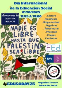 Día internacional de la educación social. Cartel