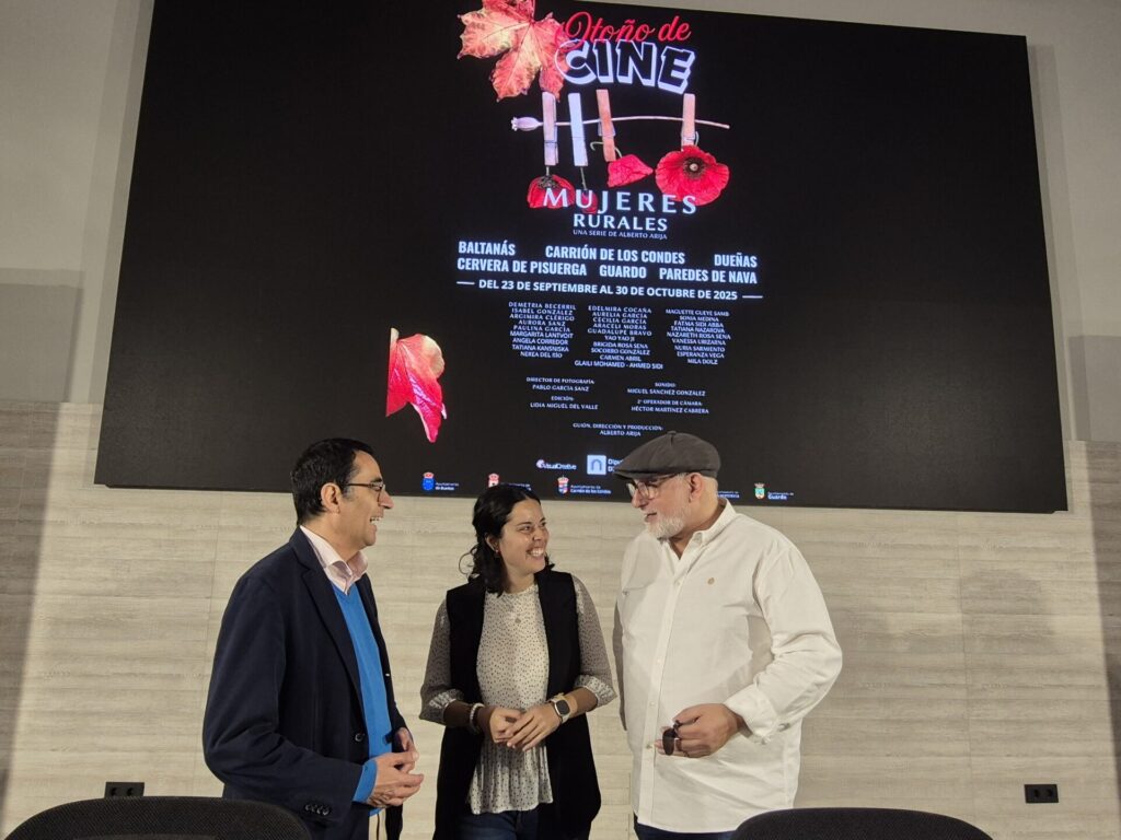Presentación del proyecto “Otoño de Cine Mujeres Rurales”. Fotografía: Diputación de Palencia