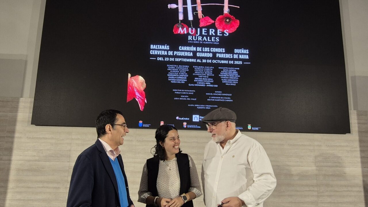 Presentación del proyecto “Otoño de Cine Mujeres Rurales”. Fotografía: Diputación de Palencia