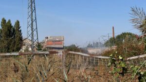 Incendio en la antigua Azucarera de Monzón - Viernes 5 de septiembre de 2025. Aida Acitores