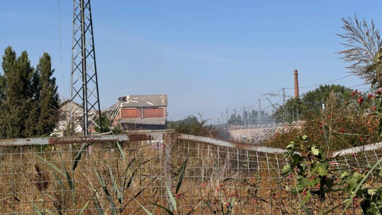 Incendio en la antigua Azucarera de Monzón - Viernes 5 de septiembre de 2025. Aida Acitores