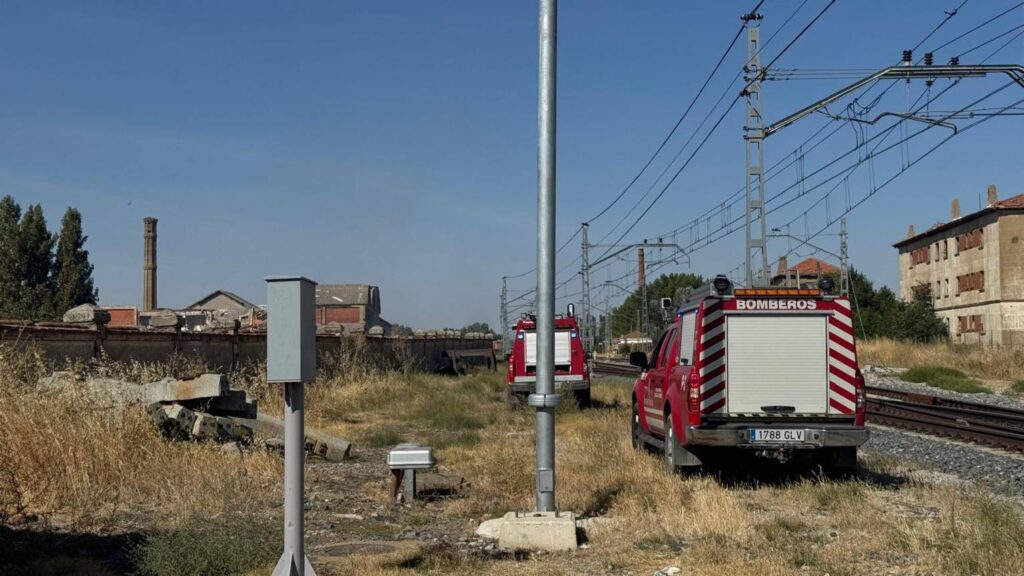 Incendio en la antigua Azucarera de Monzón - Viernes 5 de septiembre de 2025. Aida Acitores