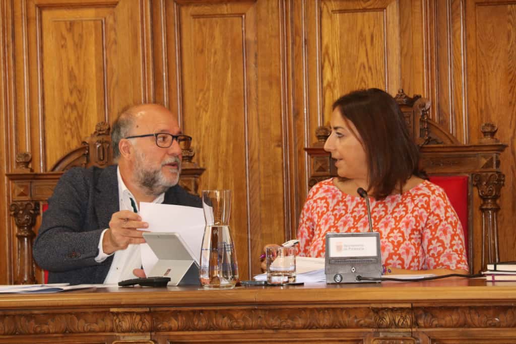 Miriam Andrés en el pleno de este jueves 18 de septiembre