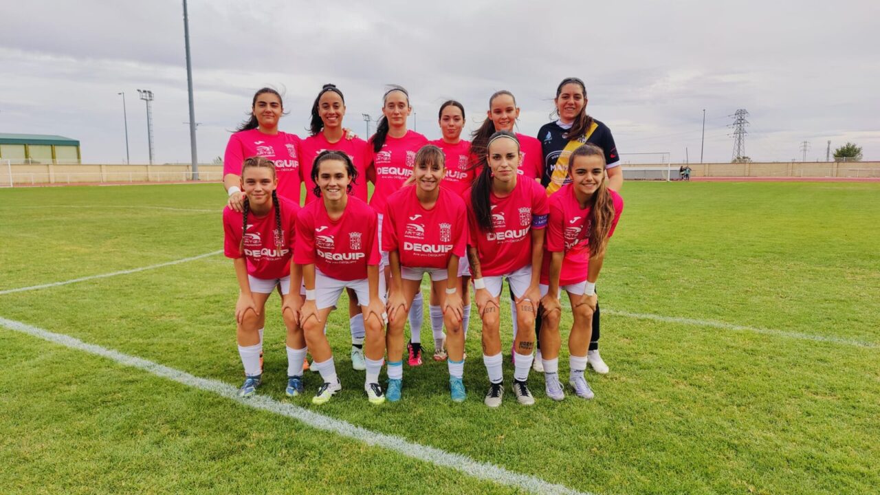 Once inicial del Palencia FF ante el Medinense. Fotografía: Palencia Fútbol Femenino