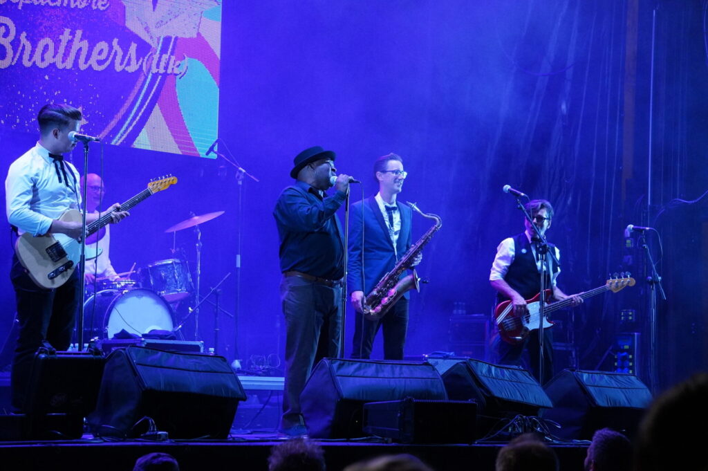Palencia en Negro dio inicio con Barrence Whitfield. Fotografía: Sergio Lozano