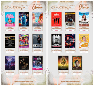 Programación del otoño en el Teatro Ortega