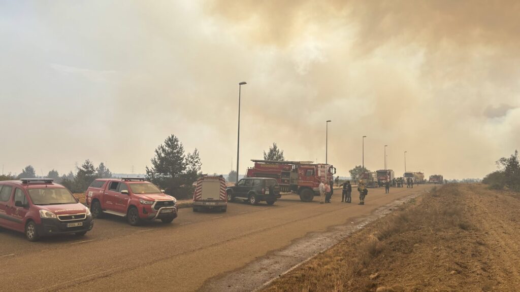 Servicio de extinción de incendios. Fotografía: Diputación de Palencia