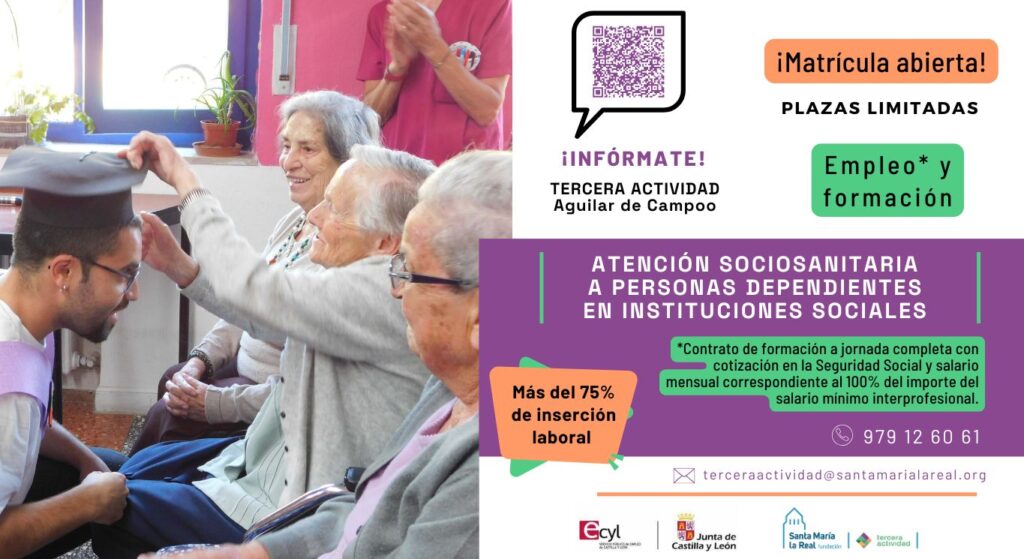 Nueva convocatoria del programa de atención sociosanitaria en Aguilar de Campoo