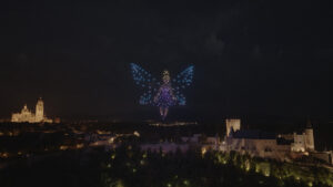 Dos espectáculos de drones iluminarán el cielo de las Huertas del Obispo