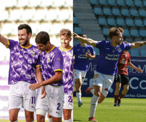 Fotografías: Óscar Martínez / Palencia CF (izq.) y Julio Robles / Palencia Cristo Atlético (der.)