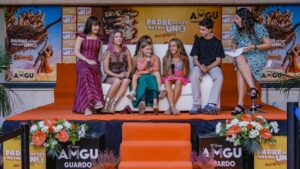 Encuentro del elenco infantil de 'Padre no hay más que uno' en Guardo. Fotos: OceanGrain Audiovisual