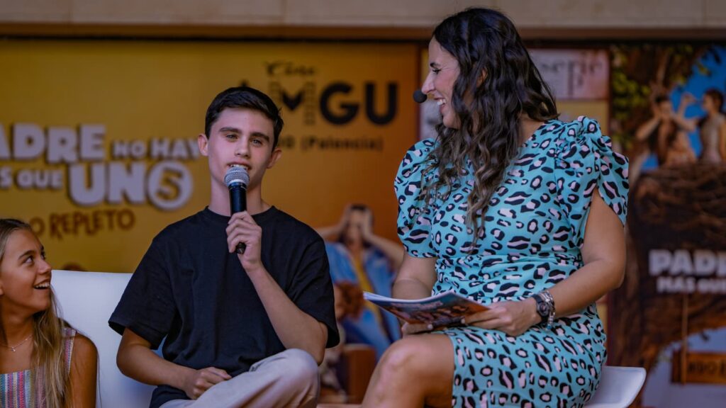 Encuentro del elenco infantil de 'Padre no hay más que uno' en Guardo. Fotos: OceanGrain Audiovisual