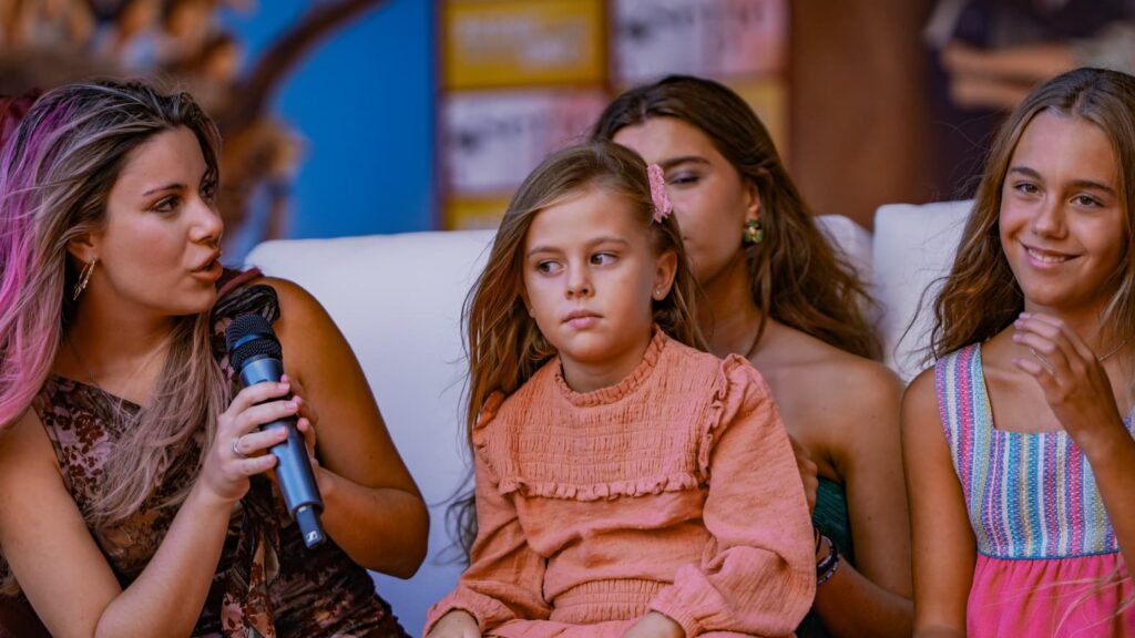 Encuentro del elenco infantil de 'Padre no hay más que uno' en Guardo. Fotos: OceanGrain Audiovisual