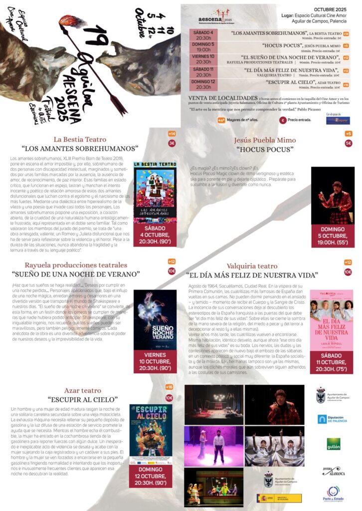 Festival de Artes Escénicas de Aguilar de Campoo (Aescena)