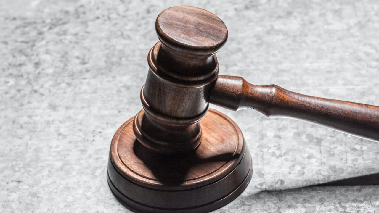 Sentencia. Imagen de archivo