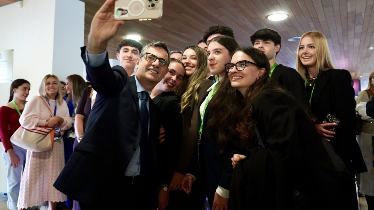 El ministro de Presidencia, Justicia y Relaciones con las Cortes, Félix Bolaños, participa en la Tercera jornada del DATA fórum Justicia 2025: El año de la Justicia. / ICAL