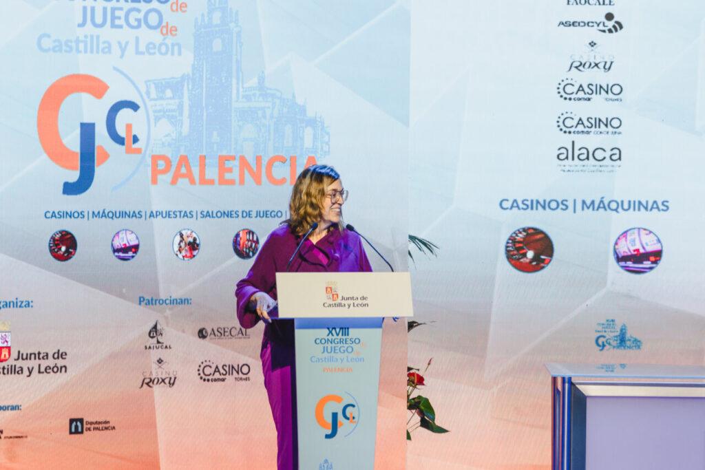 Ruth Andérez en el XVIII Congreso de Juego de Castilla y León en Palencia