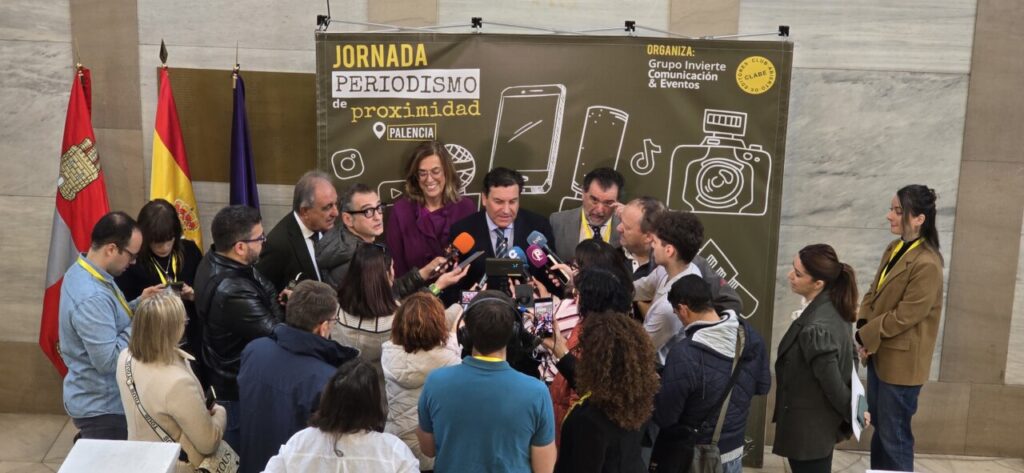 Asistentes en la jornada de periodismo de proximidad en Palencia