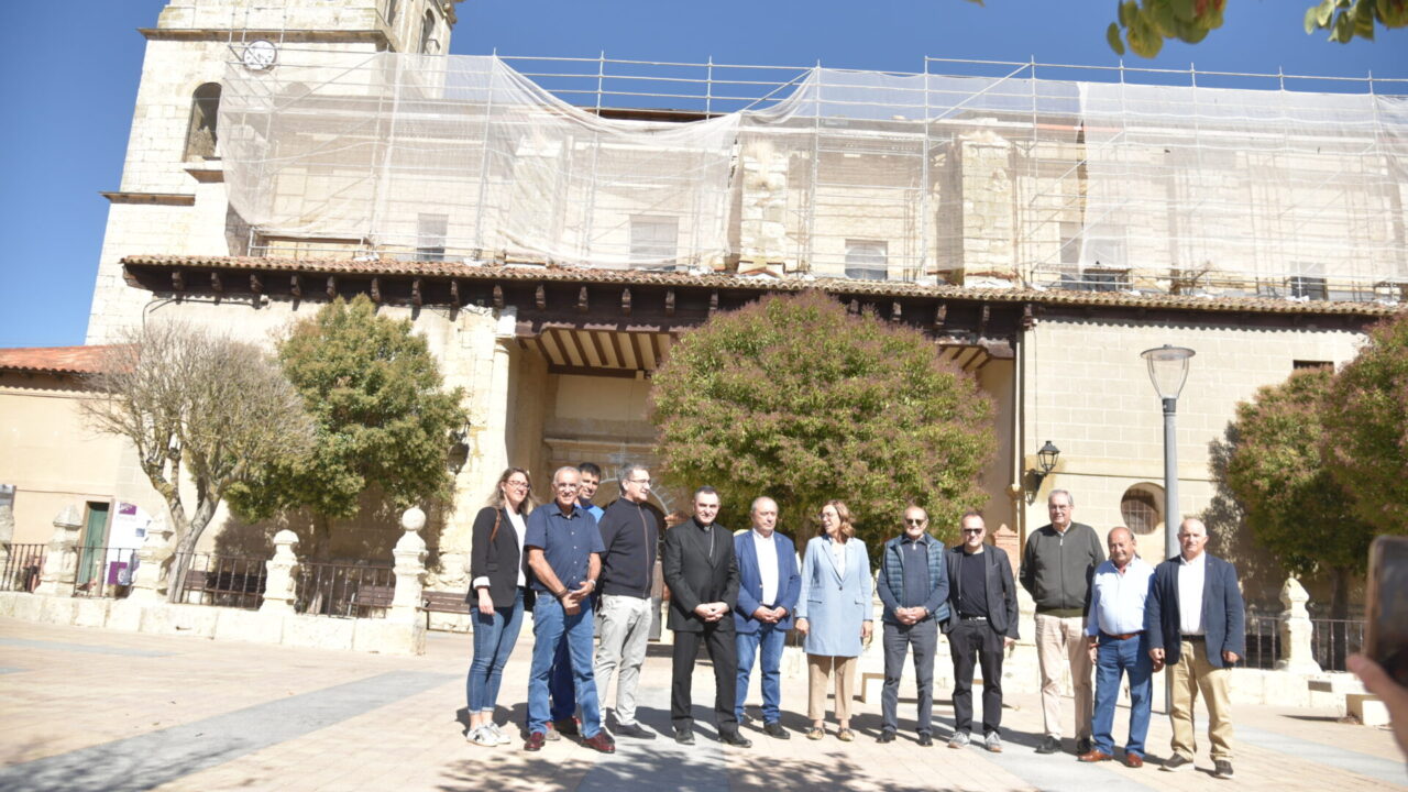 Visita a la iglesia de Grijota.