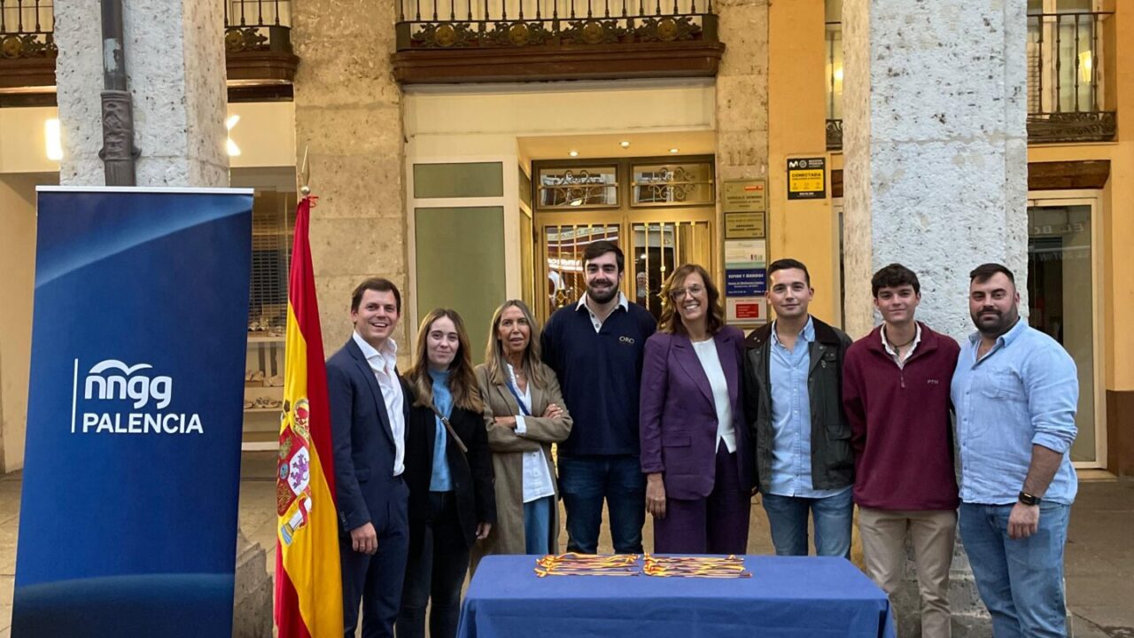 Acto del 12O organizado por NNGG Palencia
