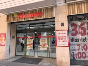 Alcampo en la Calle Mayor Principal de Palencia. Fotografía: Palencia en la Red