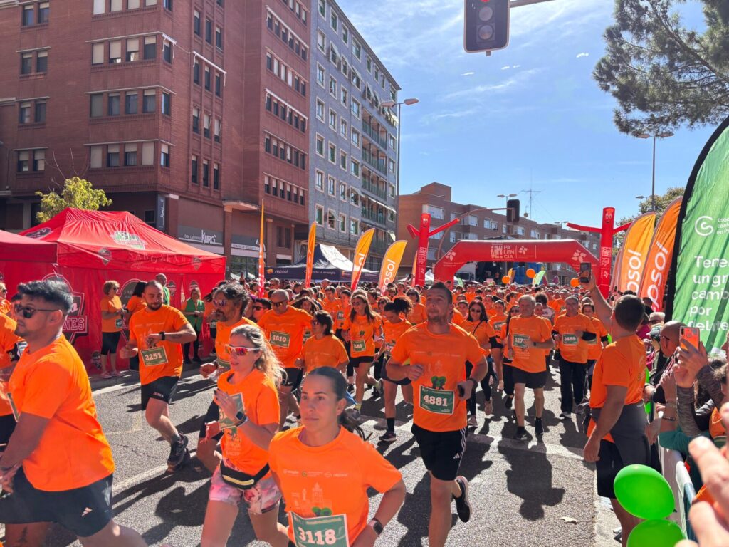 Carrera contra el Cáncer en Palencia 2025. Fotografía: Palencia en la Red