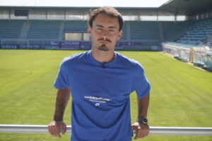 Javier Aparicio “Apa”, capitán del Palencia Cristo Atlético. Fotografía: Palencia en la Red