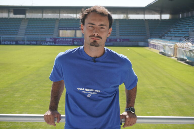 Javier Aparicio “Apa”, capitán del Palencia Cristo Atlético. Fotografía: Palencia en la Red