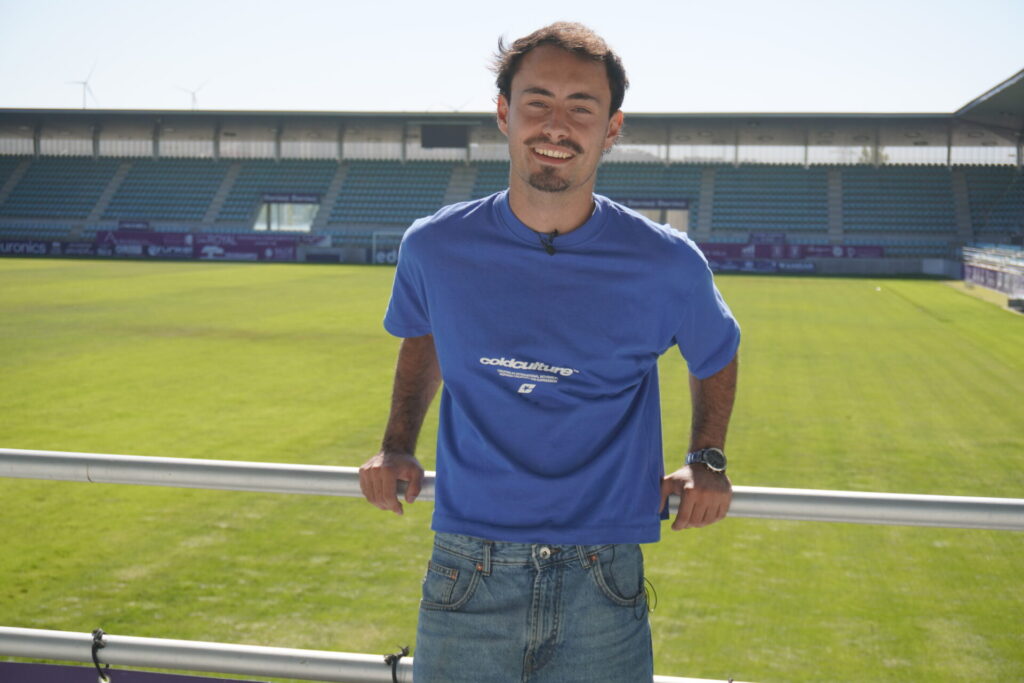 Javier Aparicio “Apa”, capitán del Palencia Cristo Atlético. Fotografía: Palencia en la Red