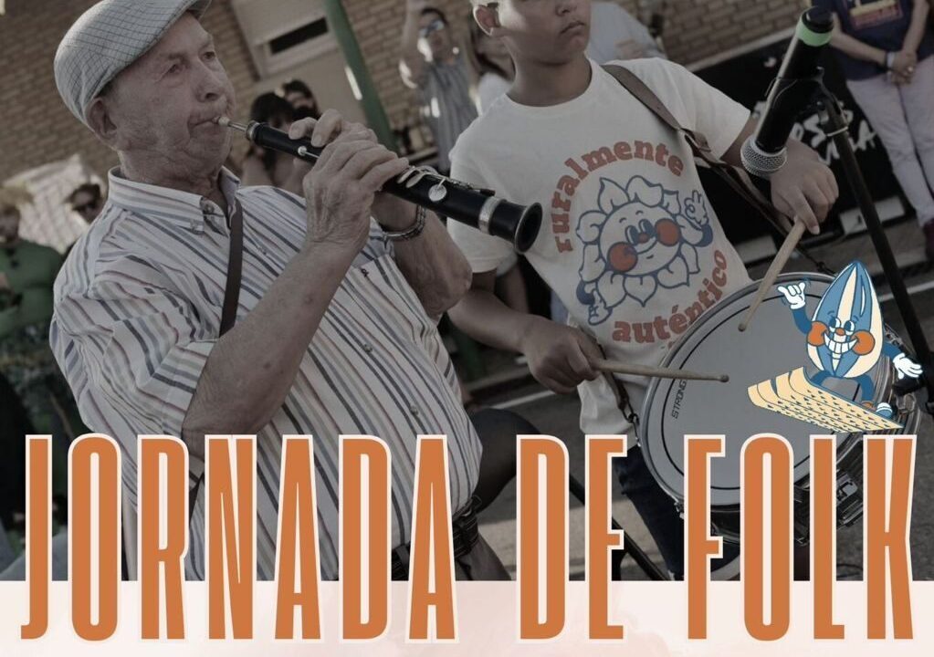 Cartel de la jornada de Folk en Villada el 1 de noviembre