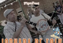 Cartel de la jornada de Folk en Villada el 1 de noviembre