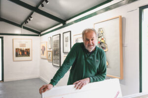 Mariano Olcese, creador de la galería. Fotografía: Lucía Burón Cabrero (ICAL)