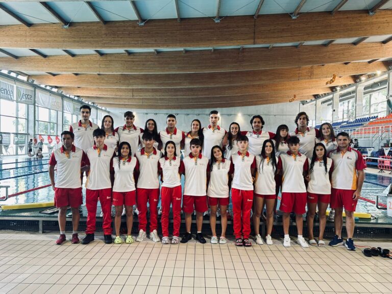 Selección de Castilla y León en el Campeonato de España por Comunidades de Salvamento y Socorrismo. Fotografía: RFESS