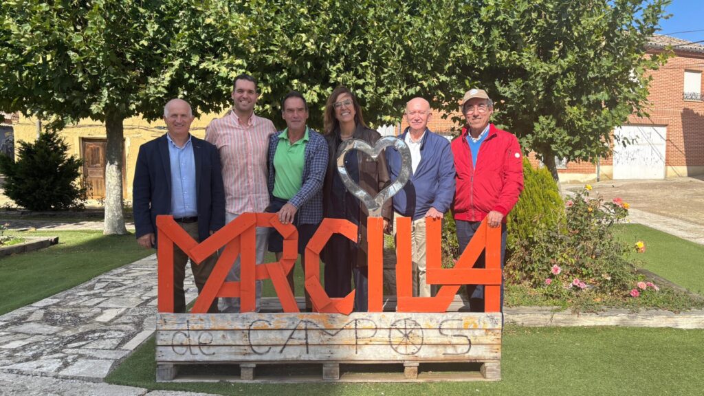 Visita institucional de la Diputación de Palencia a Marcilla de Campos