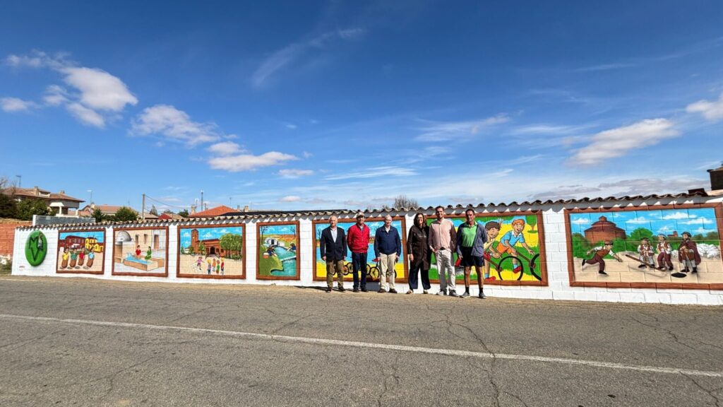 Visita institucional de la Diputación de Palencia a Marcilla de Campos