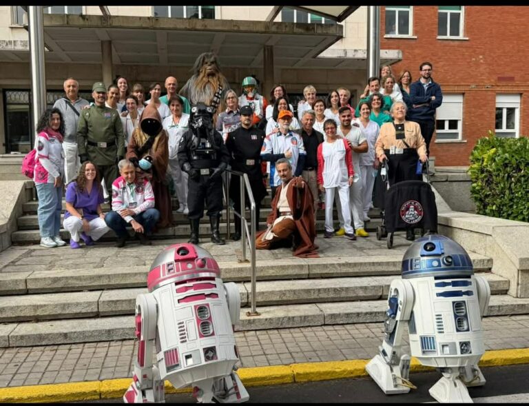 Personajes de Star Wars en el Hospital Río Carrión de Palencia