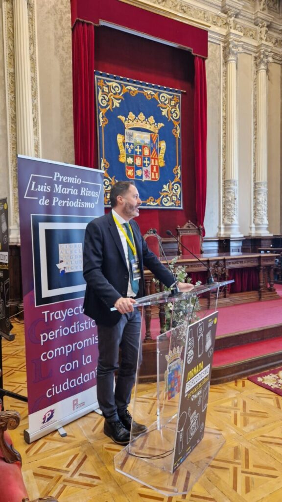 Presentador en la Jornada de Periodismo de Proximidad en Palencia