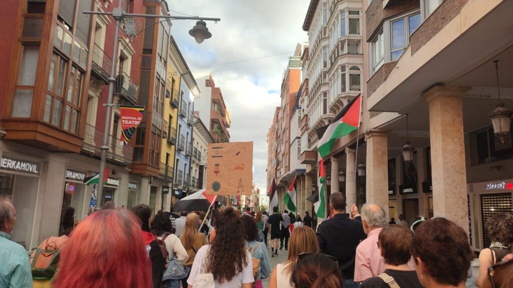 Movilización por Palestina en Palencia