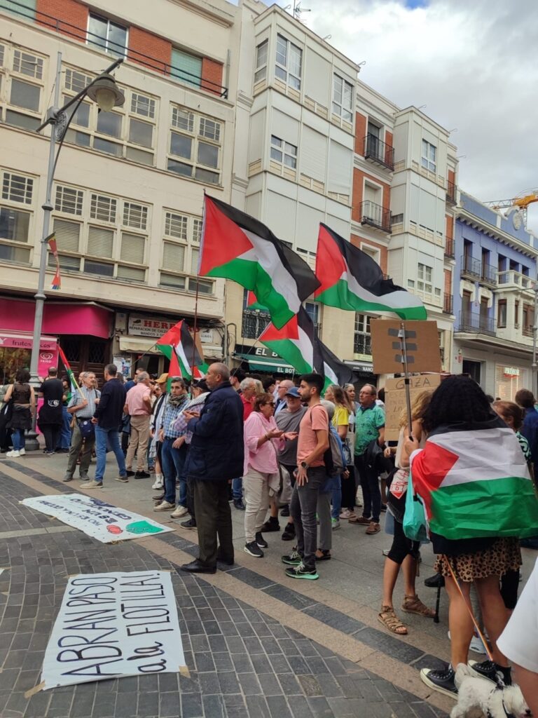 Movilización por Palestina en Palencia