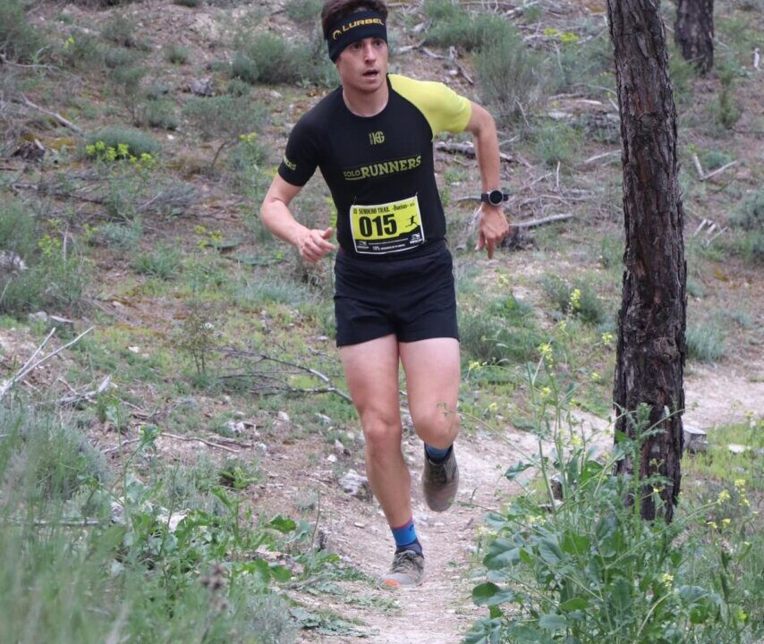 Corredor en el Palencia Trail Series 2025 en Astudillo